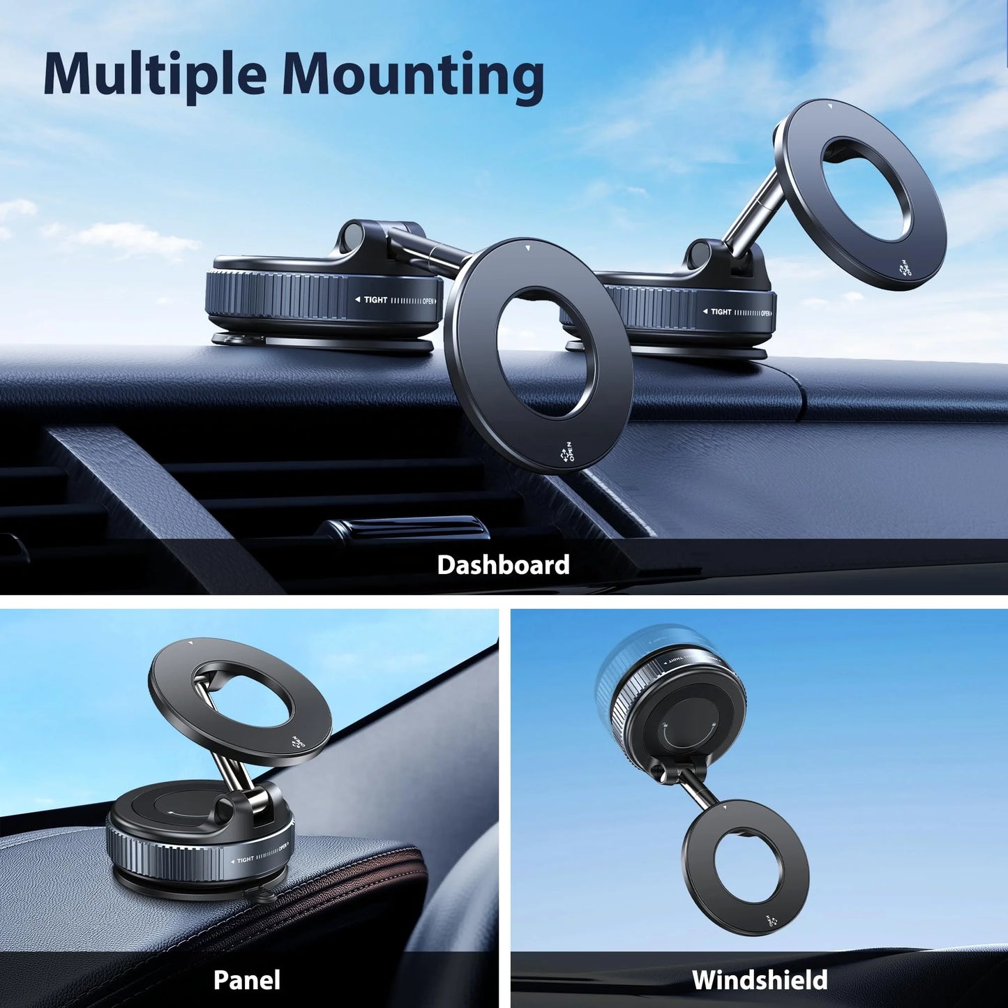 GripMate Multi‑Angle Magnetic Phone Mount
